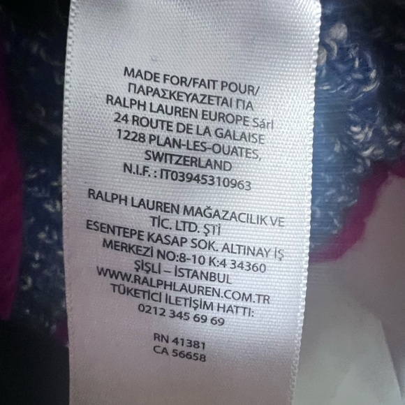 Polo Ralph Lauren USA Flag Patriotic Nautical Knit Womens Sweater Med Vintage - Picture 6 of 16